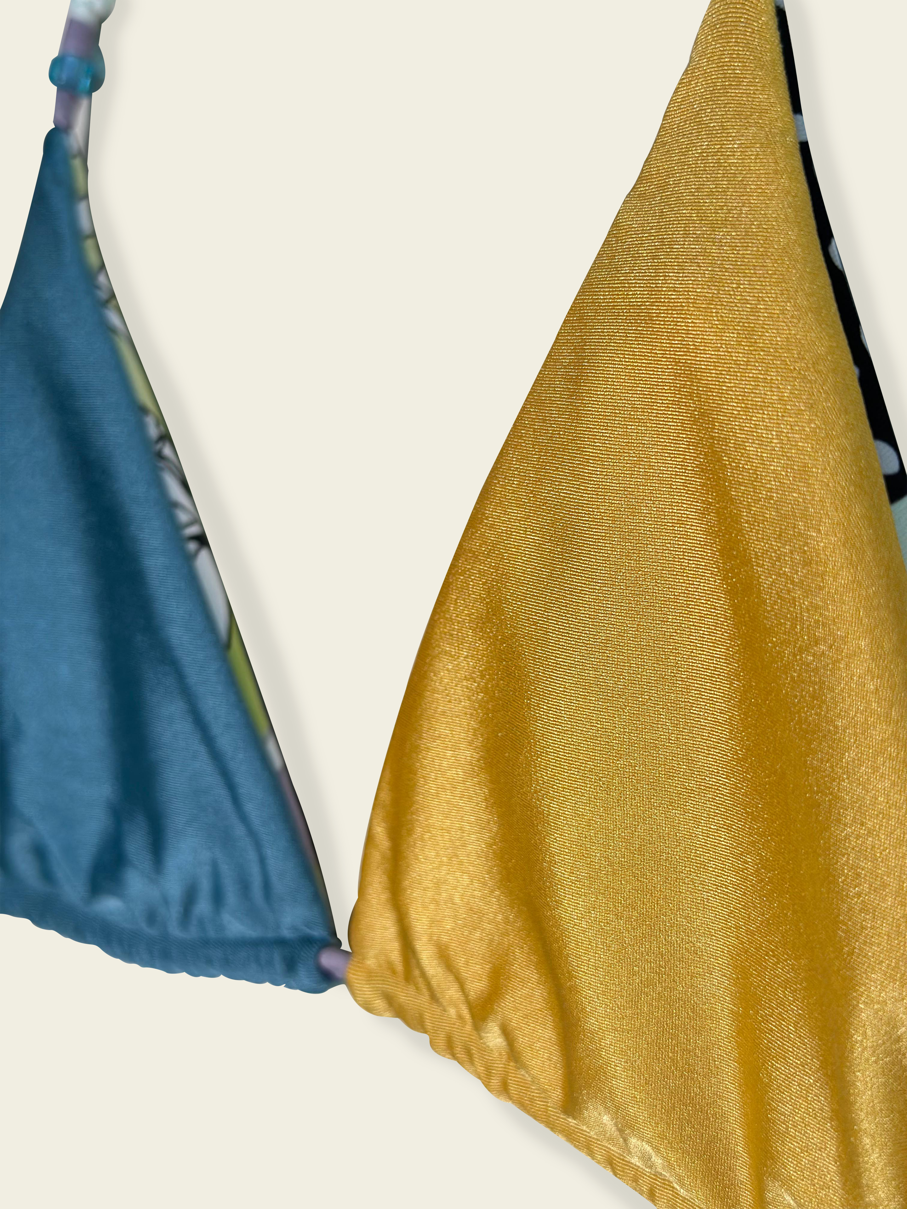 Tropic Bloom Set Blue-Yellow