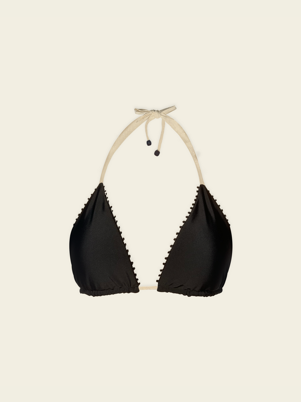 Valley Reversible Bikini Top Black
