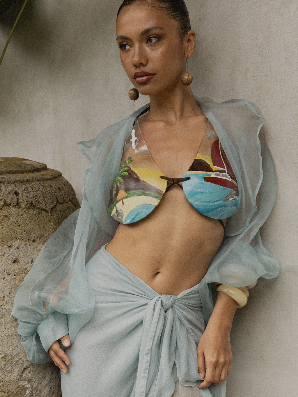 Blue Bay Sarong Set