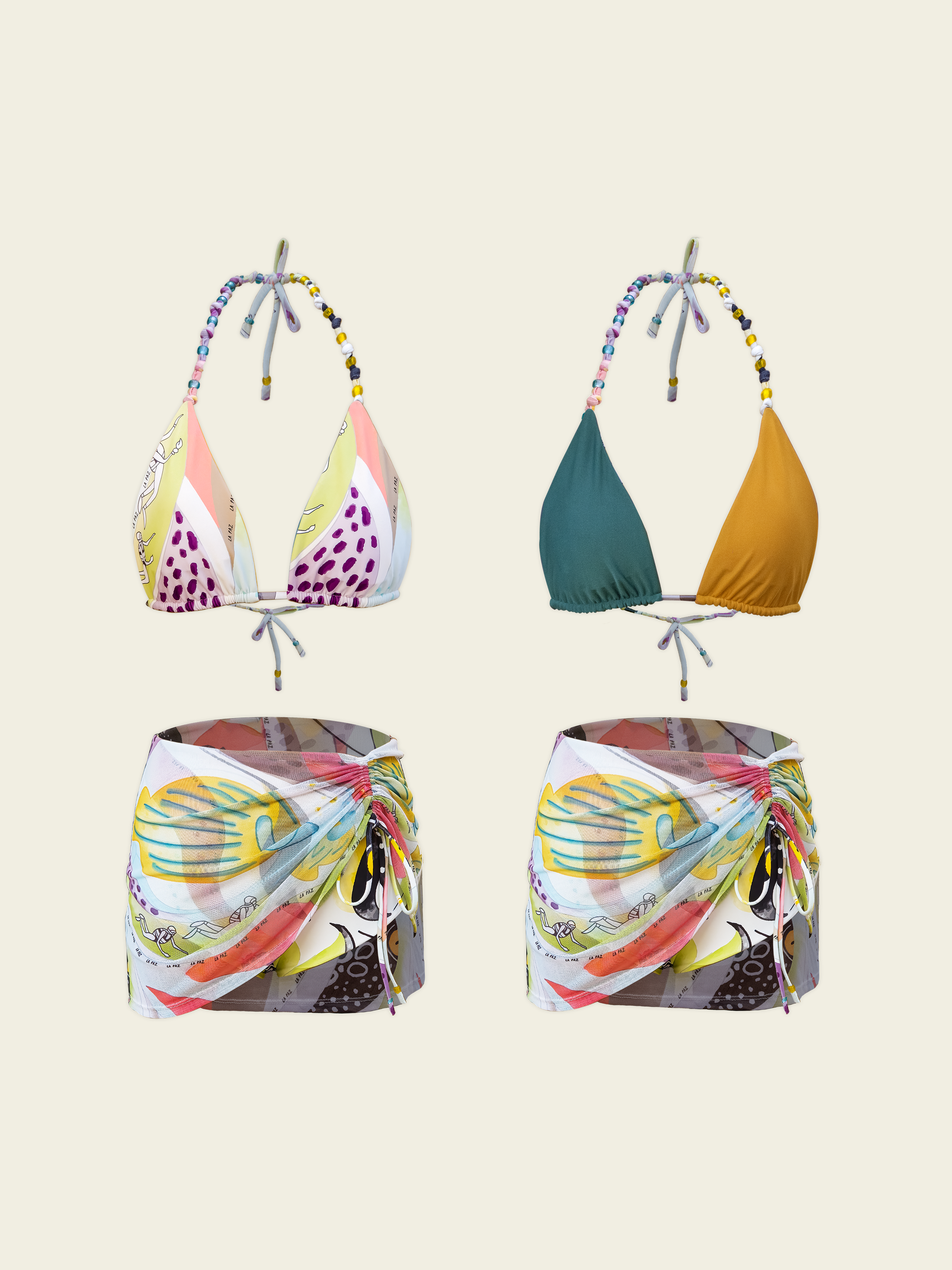 Tropic Bloom Set Printed